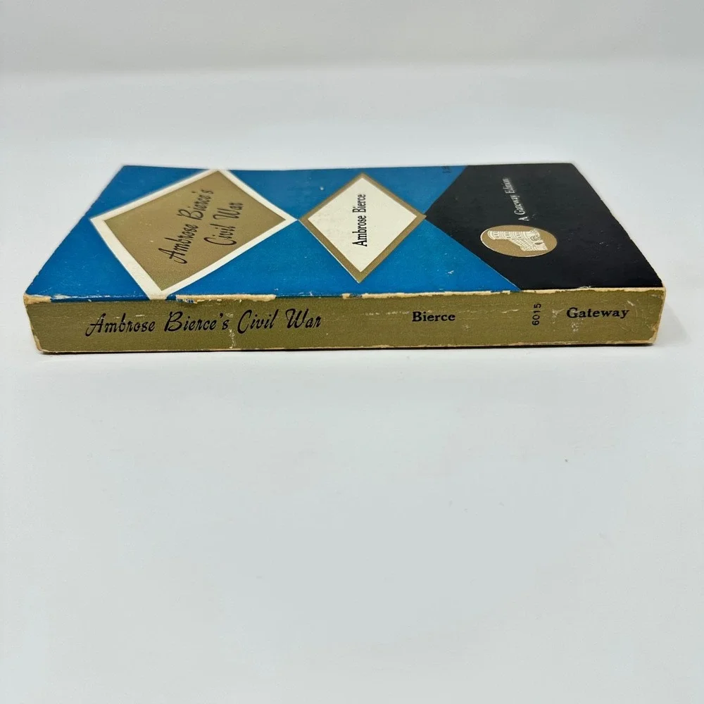 Vintage 1960s Ambrose Bierce Civil War Gateway Edition Paperback Classic Book